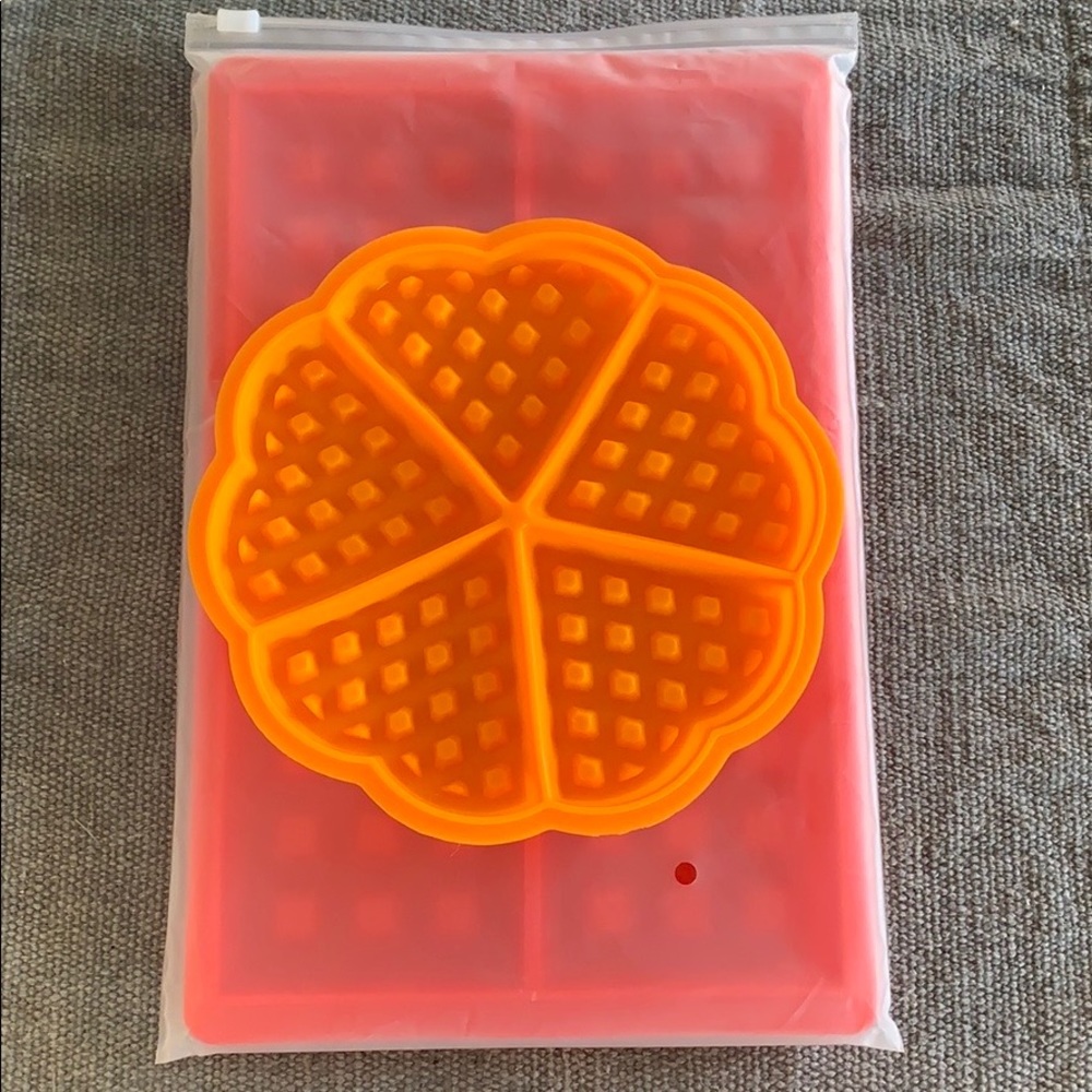 Silicone Waffle Maker Mold x2